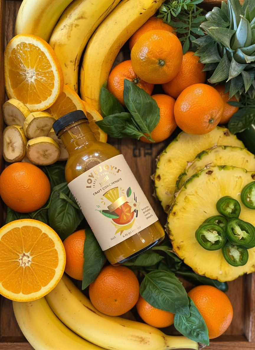 Sunshine Mimosa Mixer – Tangerine Pineapple Vanilla (12 oz