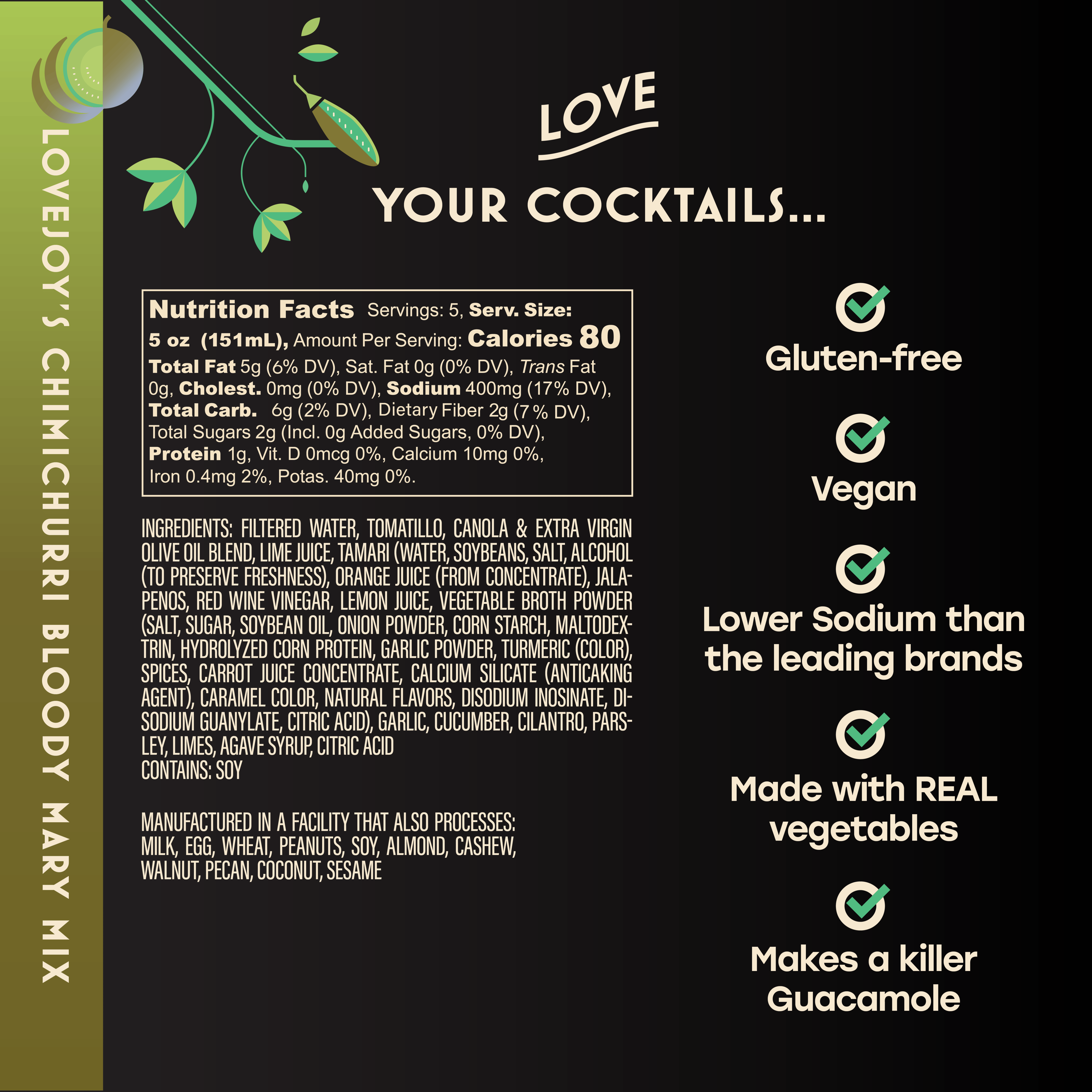 Green Bloody Mary Mix | Lovejoy's Chimi 2-Pack – Lovejoysbrand
