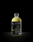 Bottle of Lovejoy's 8oz Chimichurri Bloody Mary Mix with side view of label with Nutrition Facts.