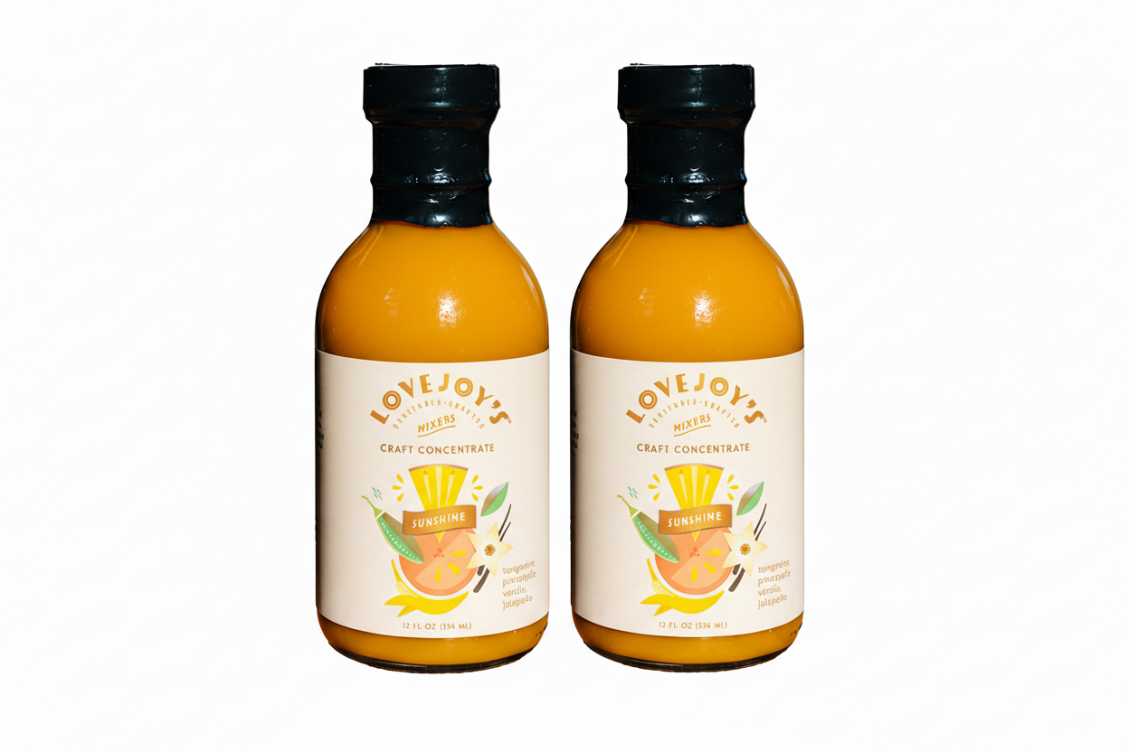 Sunshine Mimosa Mixer – Tangerine Pineapple Vanilla (12 oz
