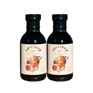 💜 Lovejoy’s Purple Velvet Craft Concentrate – Pomegranate Hibiscus Blueberry Cinnamon (12 fl oz) 2-Pack