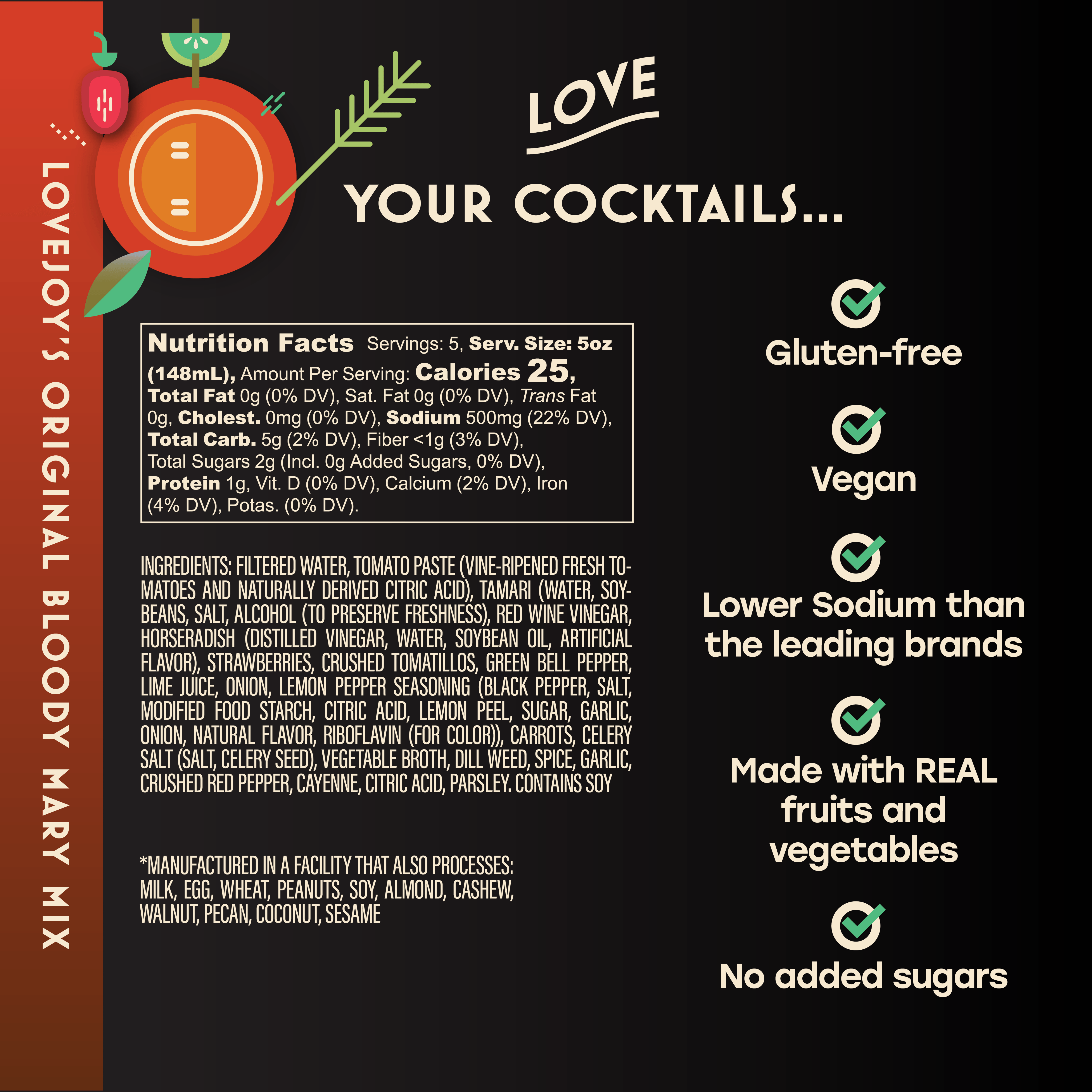Lovejoy's Original Bloody Mary Mix – 2 Pack – Lovejoysbrand