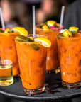 Tray of Lovejoy's Bloody Marys.