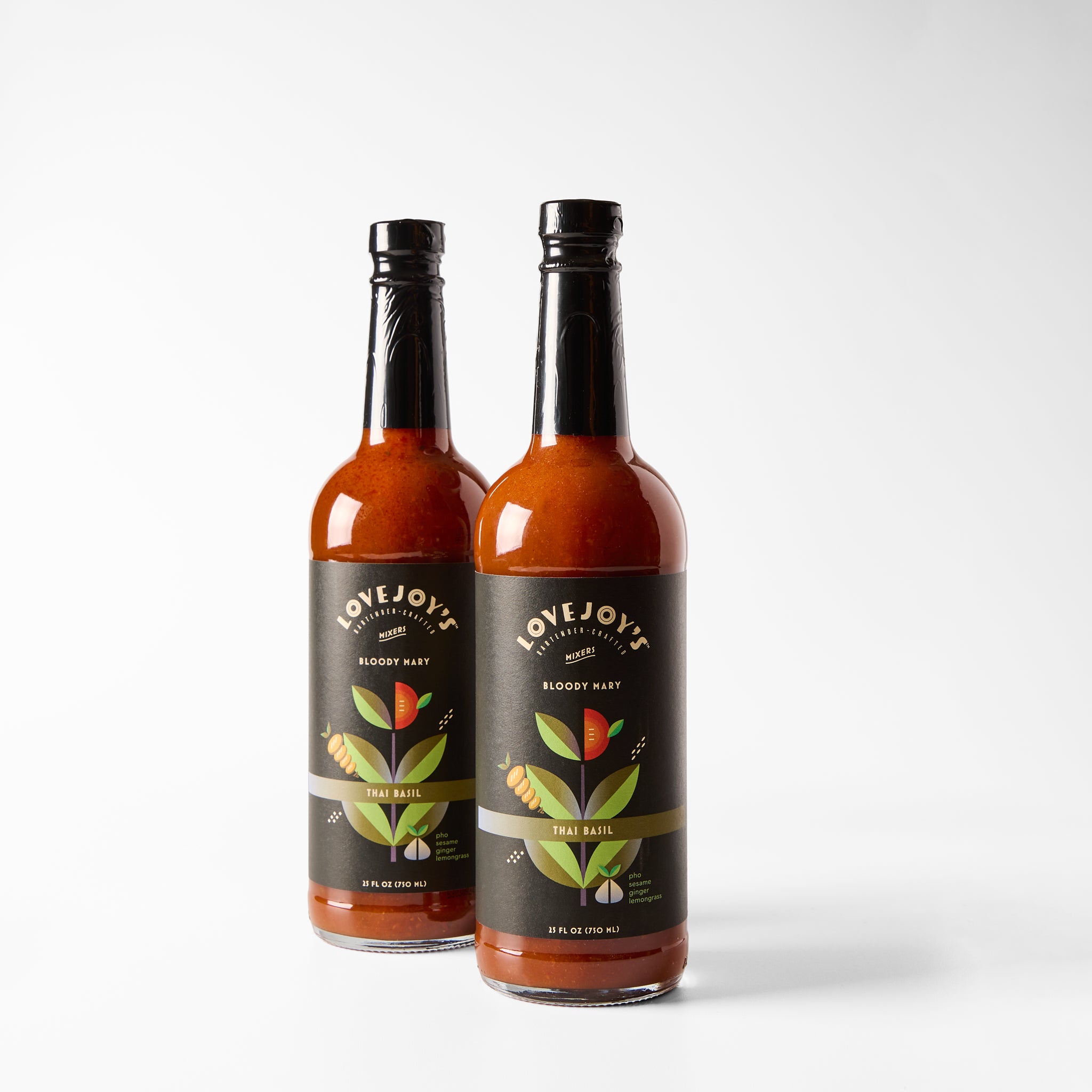 Thai Basil Bloody Mary Mix | 2-Pack (25 oz / 750 ml) – Lovejoysbrand
